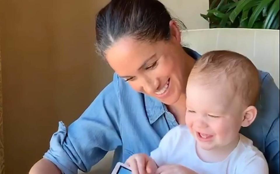 The Duchess of Sussex reads Duck! Rabbit! to Archie on his first birthday - THE DUKE AND DUCHESS OF SUSSEX