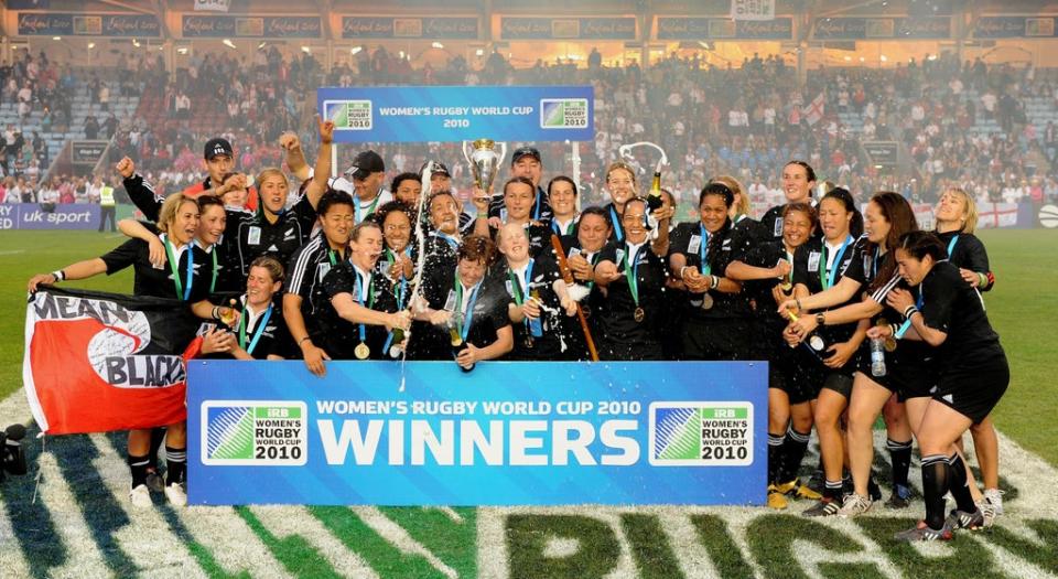 The Women’s Rugby World Cup was last held in England in 2010, when New Zealand beat England in the final at Twickenham Stoop (Nigel French/PA) (PA Archive)