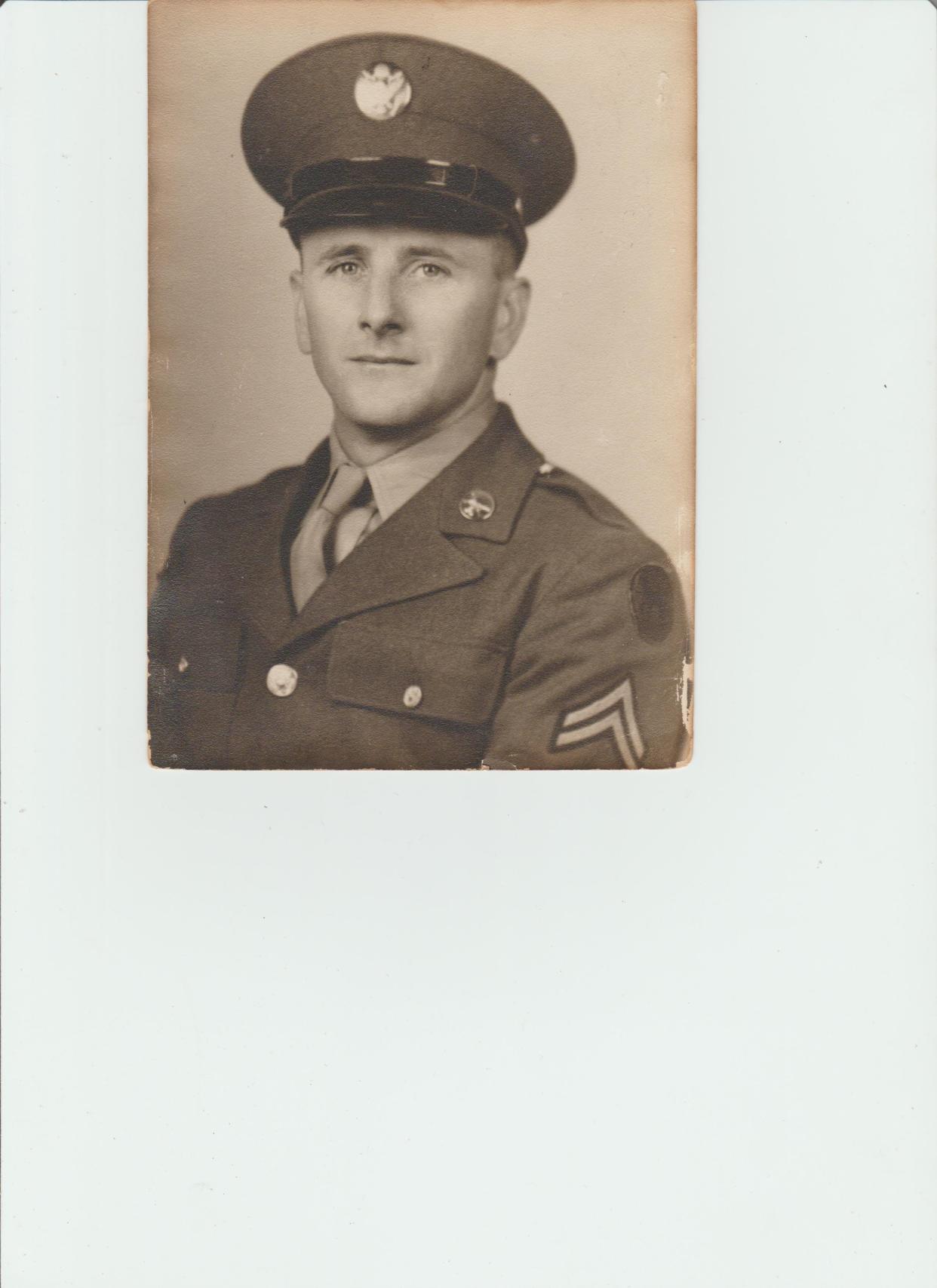Sharon Kennedy's uncle, Steve Cottelit, who served in World War II.