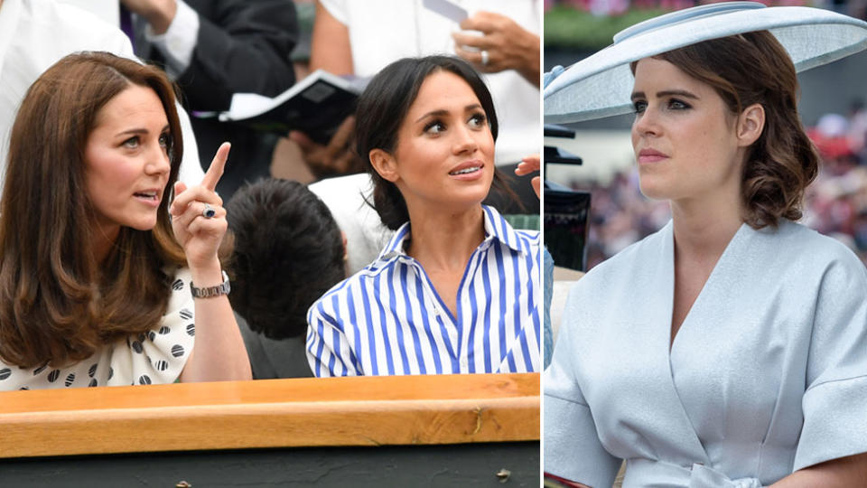 There’s a bizarre tradition Kate Middleton and Meghan Markle will have to follow at Eugenie’s wedding. Source: Getty