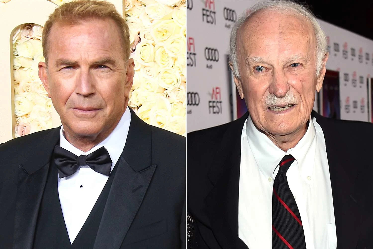 <p>Tommaso Boddi/Golden Globes 2024/Golden Globes 2024 via Getty; Michael Buckner/Variety/Penske Media via Getty</p> Kevin Costner (left) and Dabney Coleman