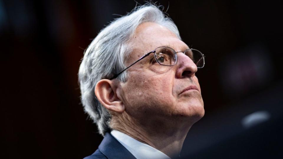 Attorney General nominee Judge Merrick Garland listens during his confirmation hearing last month before the Senate Judiciary Committee. (Photo by Al Drago/Getty Images)