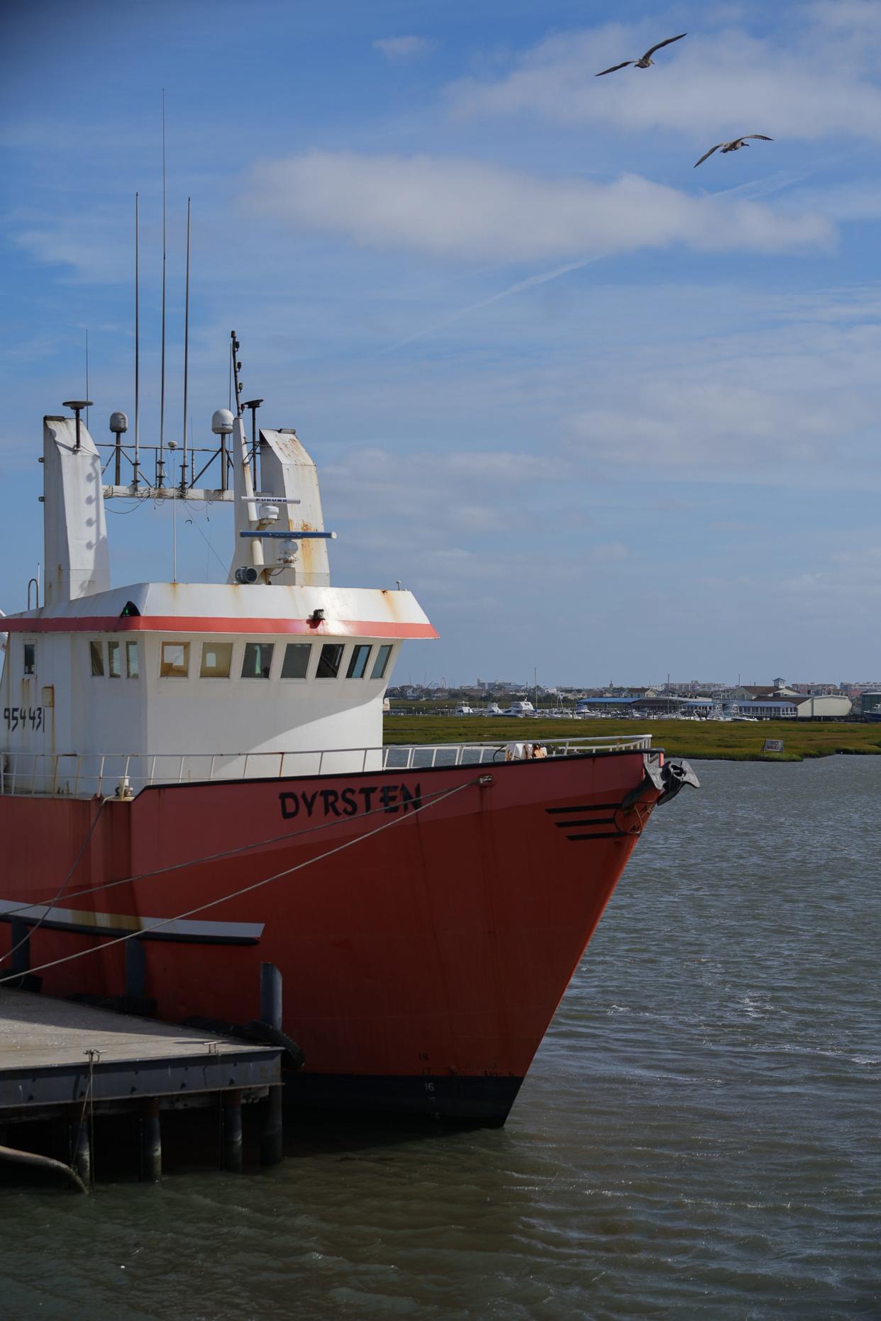 CAPE MAY, NEW JERSEY: Fishermen in Cape May, New Jersey are taking their fight to the Supreme Court. The men behind the fisheries have to pay inspector fees out of pocket, costs that can go up to about $700 a day, for regulators to be on their boat. The government imposed that fishermen themselves have to pay the fees in 2020, sparking backlash and to the very fight about to play out at the high court. The Supreme court has taken up their appeal that the federal government should have to pay those fees, alleviating some of the financial strain from a costly business, but the implications are wide reaching. Mandatory Credit: Megan Smith-USA TODAY (Via OlyDrop)