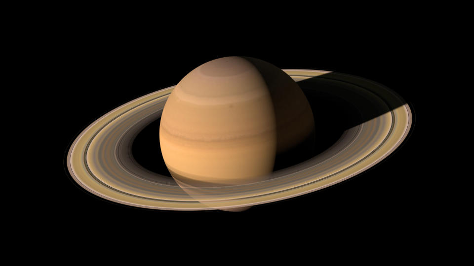 3d image of saturn