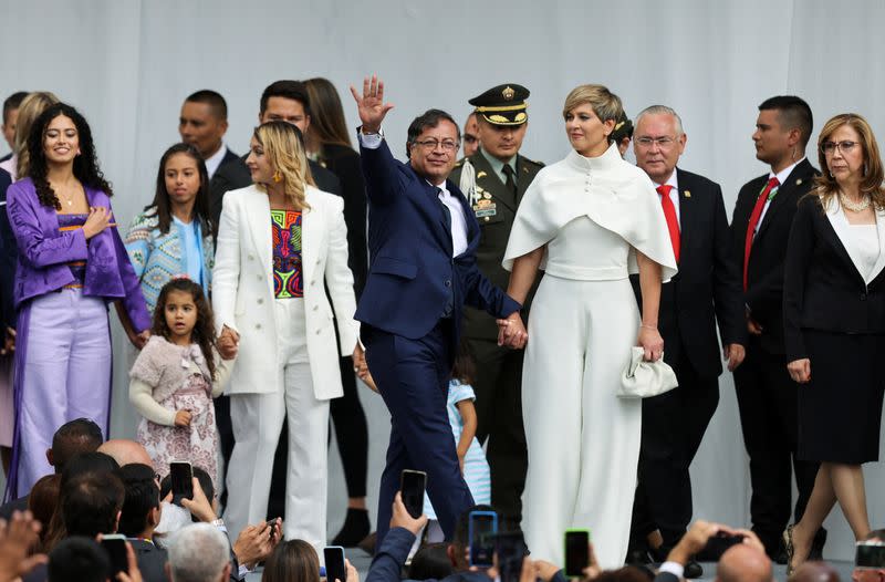 Colombia's President-elect Gustavo Petro takes office