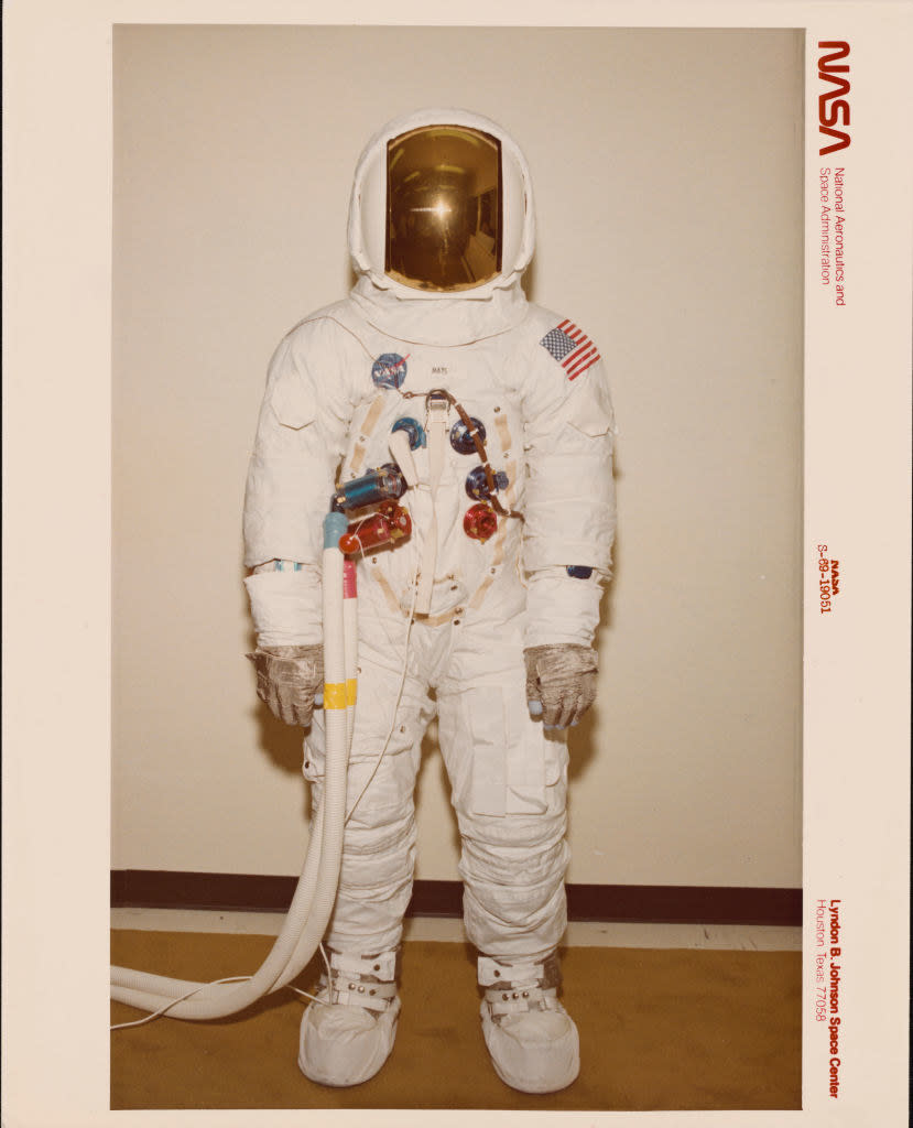 A NASA spacesuit