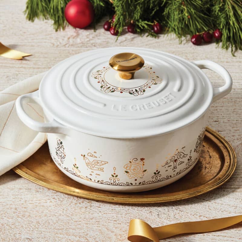 Noël Collection 12 Days of Christmas Round Dutch Oven