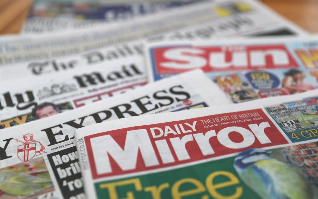 What the papers say – September 16 (PA) (PA Archive)