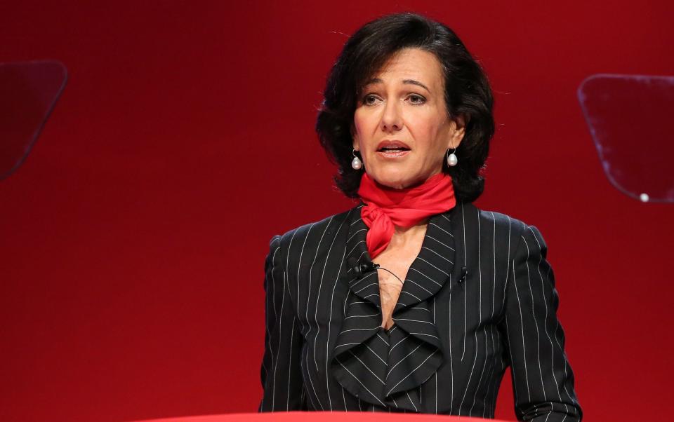 Banco Santander's chairman Ana Botin