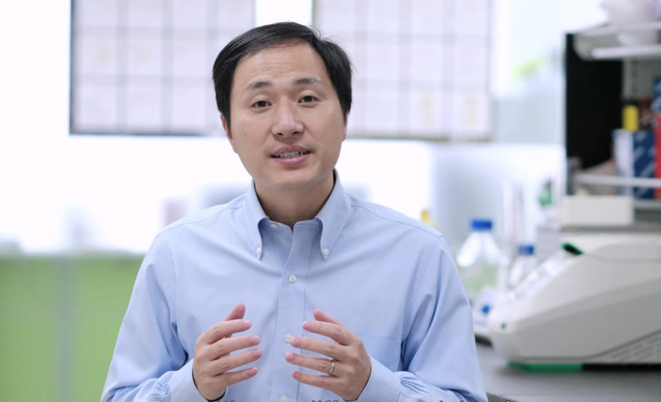 A Chinese scientist claims to have created the world's first genetically-