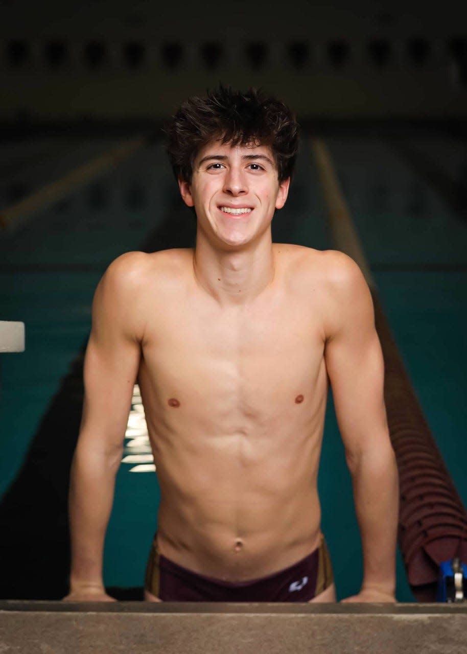 Jack Morris of the Dunlap swimming and diving team is the 2023 Journal Star swimming and diving athlete of the year.