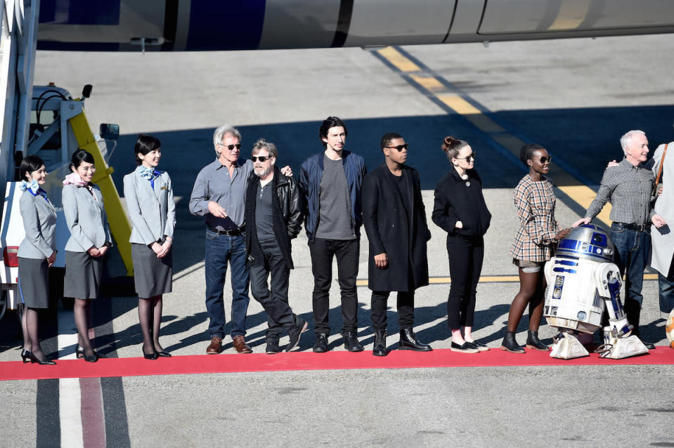 ‘Star Wars’ Cast, LAX Airport