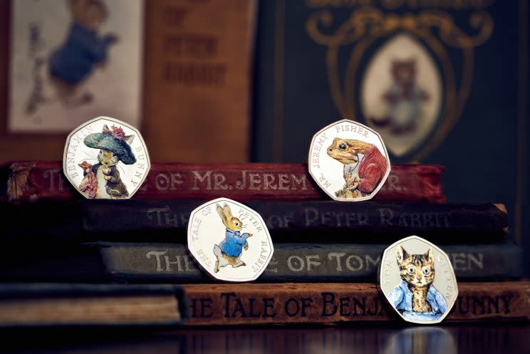Demand for the limited edition Beatrix Potter 50p coin previously crashed the Royal Mint website