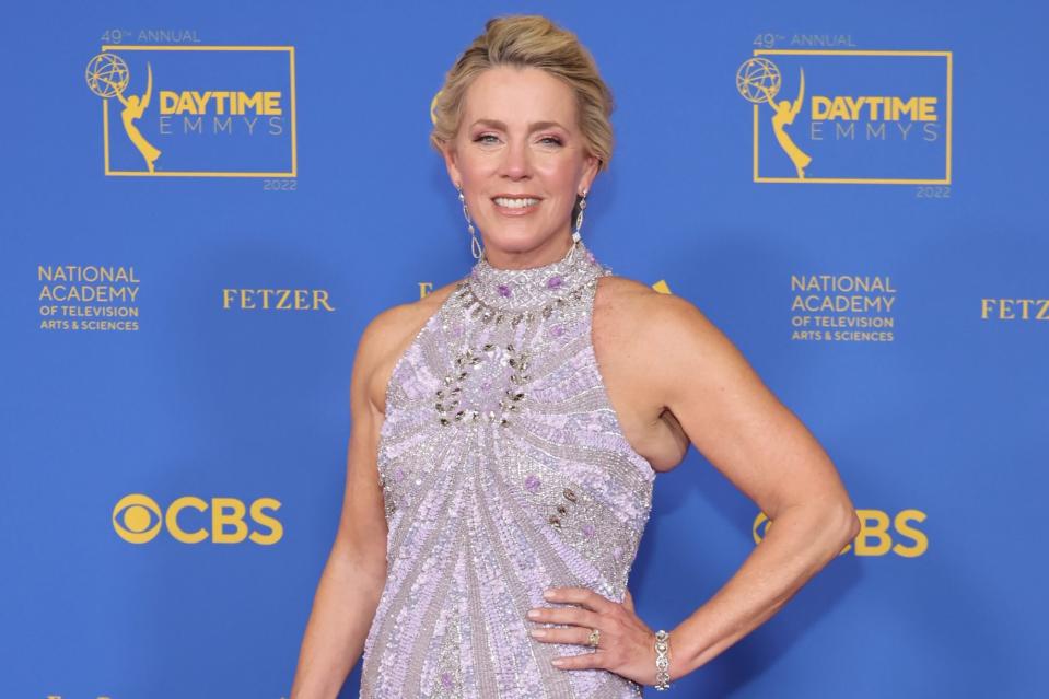 PASADENA, CALIFORNIA - JUNE 24: Deborah Norville attends the 49th Daytime Emmy Awards at Pasadena Convention Center on June 24, 2022 in Pasadena, California. (Photo by Amy Sussman/Getty Images)