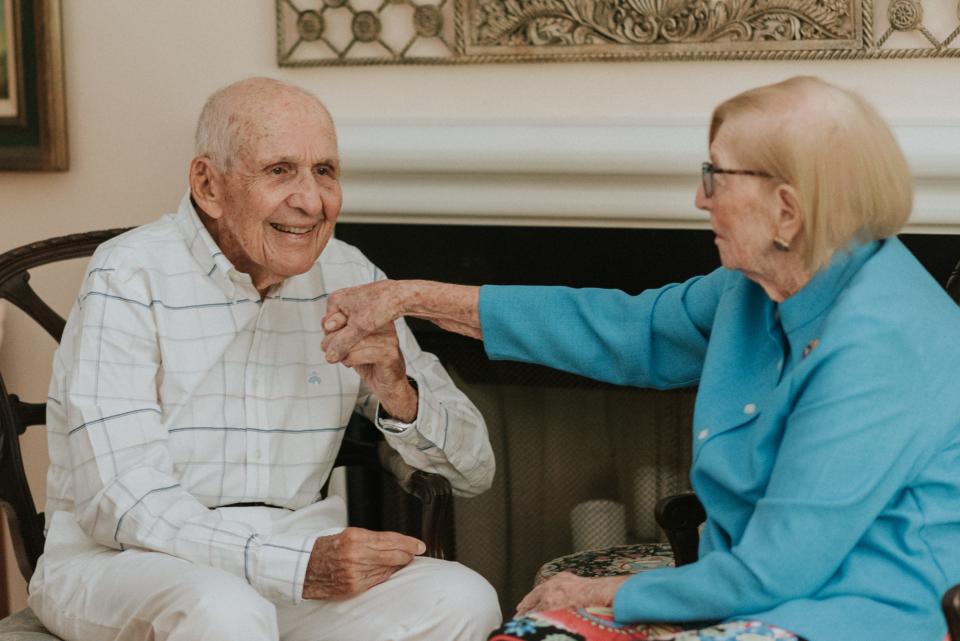 Ralph and Blanche Del Deo were married for 75 years on Nov. 29. Mrs. Del Deo died on Monday at 95 years old.