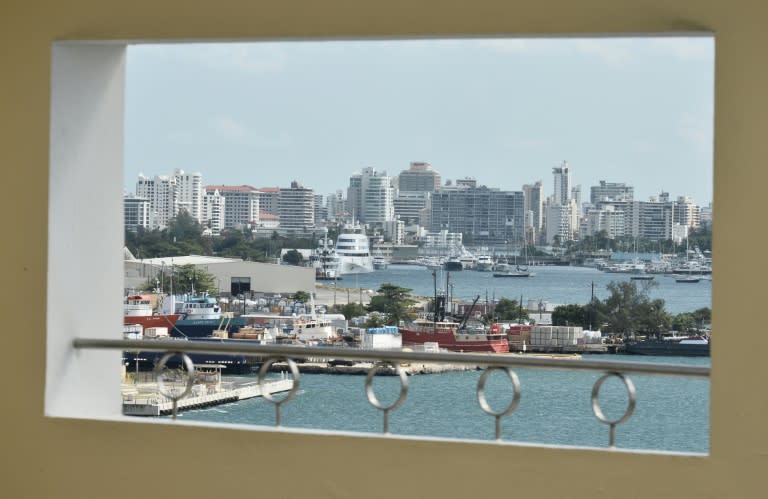 A view of the Old San Juan district in San Juan, Puerto Rico, on February 11, 2015