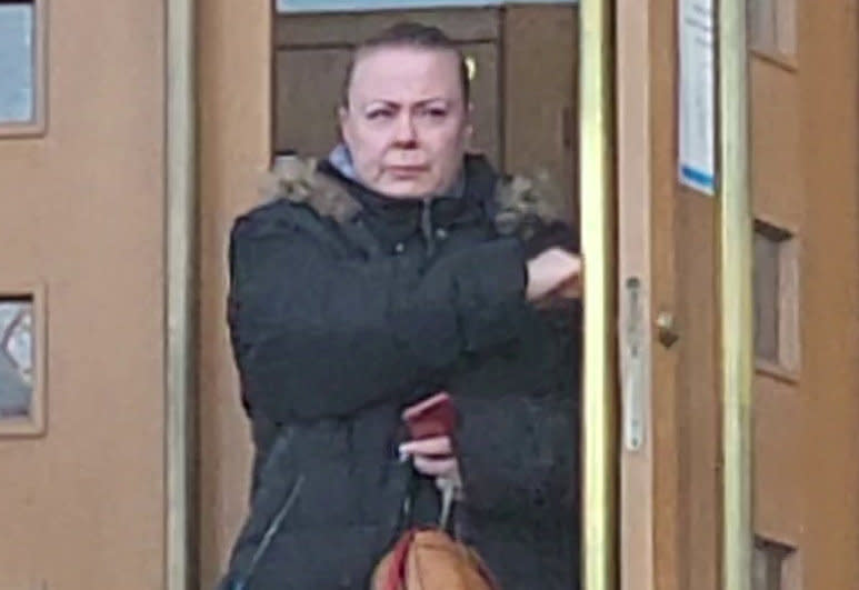 Amanda Farr, 47, who defrauded her own grandmother Joyce Hutchings, 91, out of £24,069. (swns)