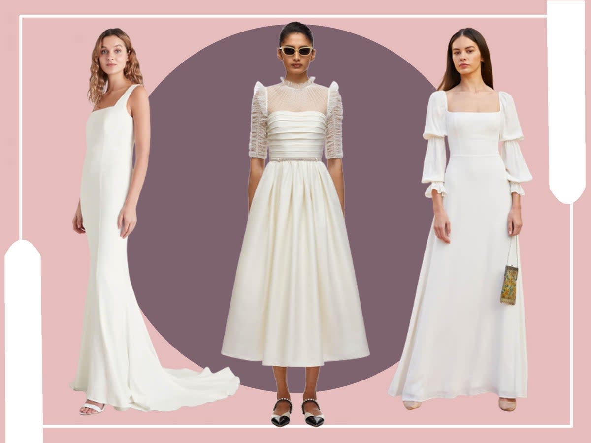 From traditional gowns to fun new styles, thrifty brides now have plenty of options (iStock/The Independent)