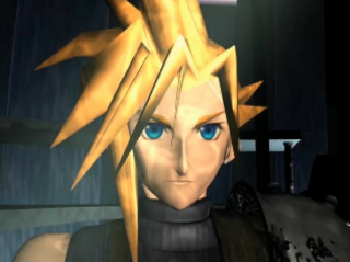 Cloud Strife, personnage principal de “Final Fantasy VII”. Au début du jeu, il rejoint une équipe de militants écologistes dont la mission est de détruire un réacteur, raconte le “New York Times”. . PHOTO Square Product Development Division 1