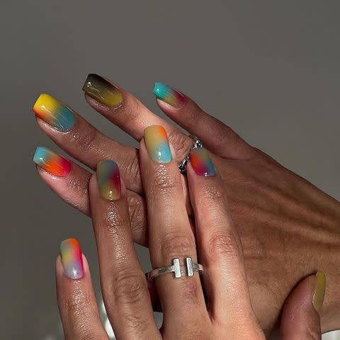 The Blurry Airbrush Nails Trend Is Officially the New Way to Ombré