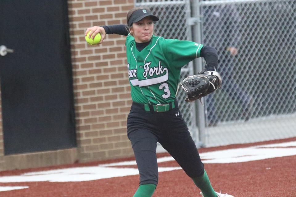 Clear Fork's Mel Blubaugh had three hits, three RBIs and three runs scored in the Colts' 9-3 win over Shelby on Wednesday night.