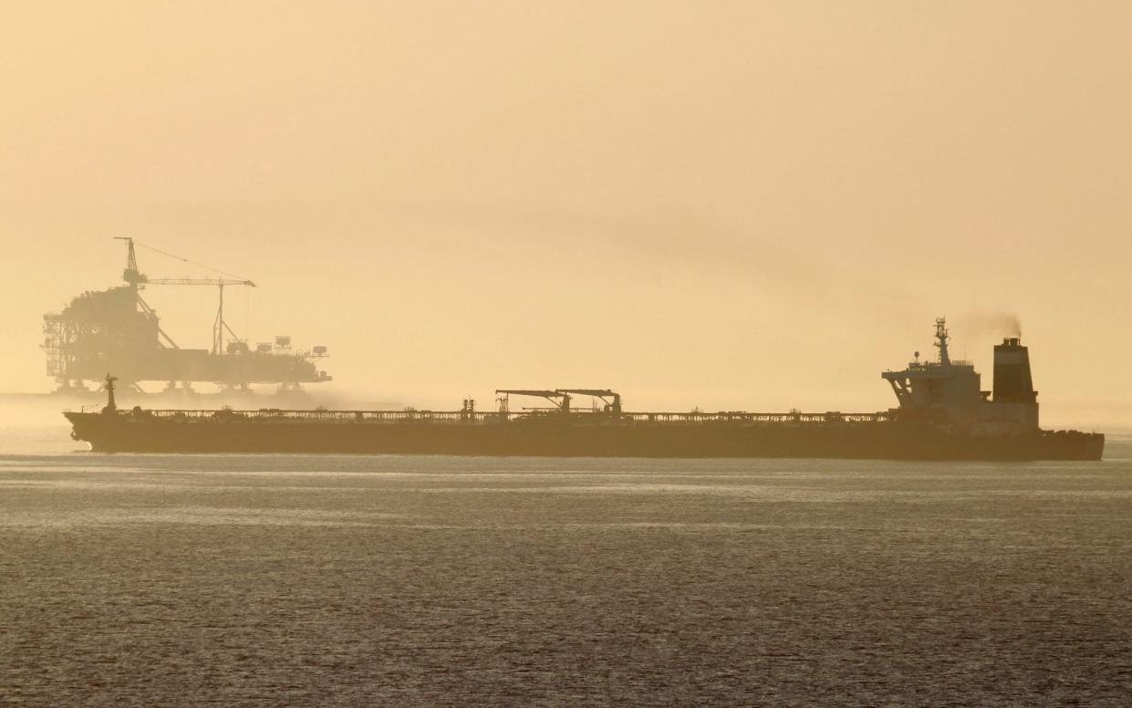 The oil tanker Grace 1, now renamed the Adrian Darya 1, left Gibraltar overnight - REX