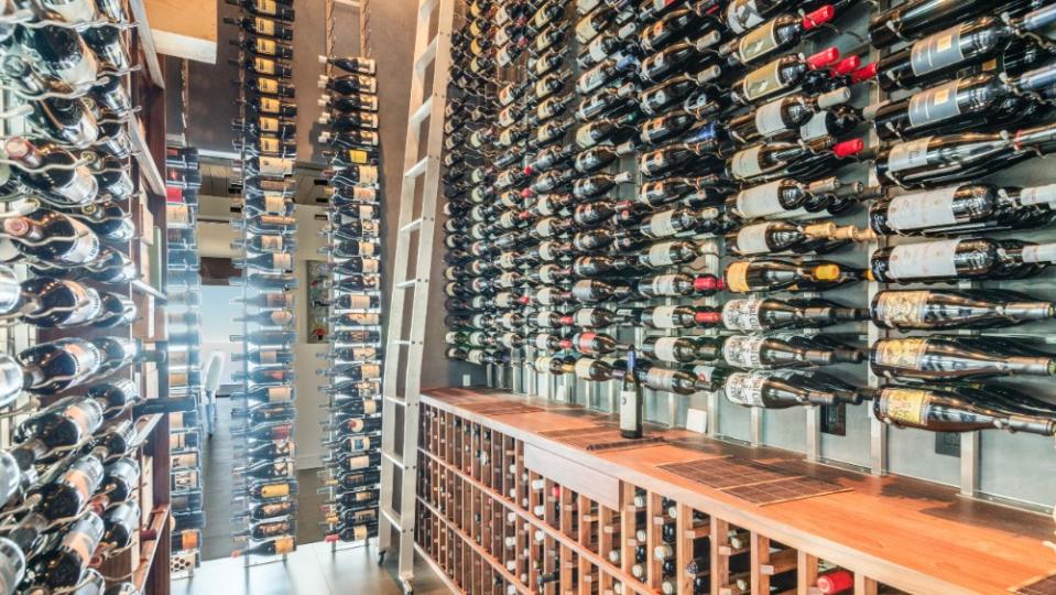 The wine room. - Credit: Peter McMenamin