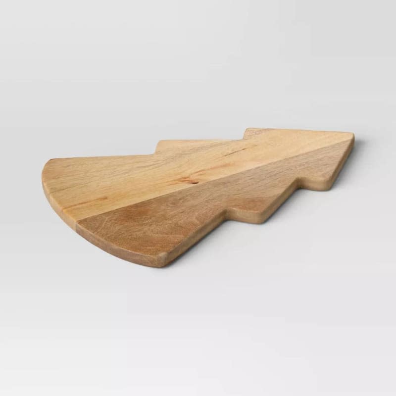 Threshold Christmas Wood Tree Serving Tray