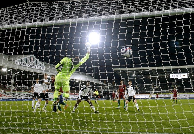 Willian Jose's effort on the stroke of half-time was ruled out for offside 