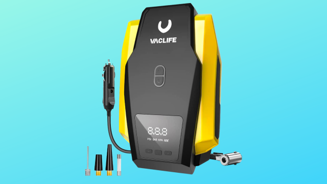 VacLife AC/DC 2-in-1 Tire Inflator - Portable Air Compressor, Air Pump