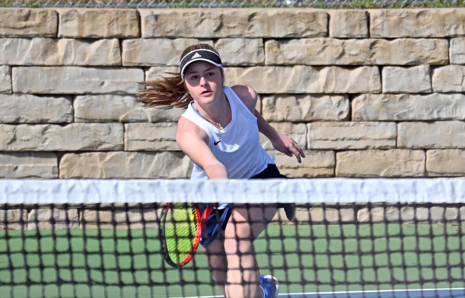 Petoskey's Katya Peck of No. 1 singles pulled out two upsets during regionals to advance to the Division 3 state championships.