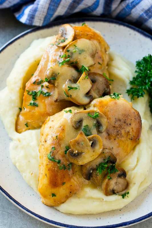 <p>Everyone loves this traditional dish, and you'll love that the slow cooker makes it easier. Get this <a href="https://www.dinneratthezoo.com/slow-cooker-chicken-marsala/" rel="nofollow noopener" target="_blank" data-ylk="slk:Slow Cooker Chicken Marsala;elm:context_link;itc:0;sec:content-canvas" class="link ">Slow Cooker Chicken Marsala</a> recipe!</p>