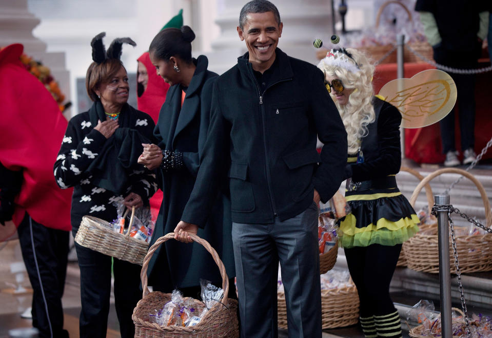 President Obama And The First Lady Host Halloween Party For Military Families