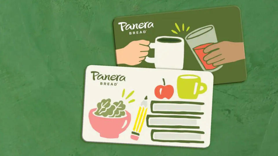 Panera gift cards