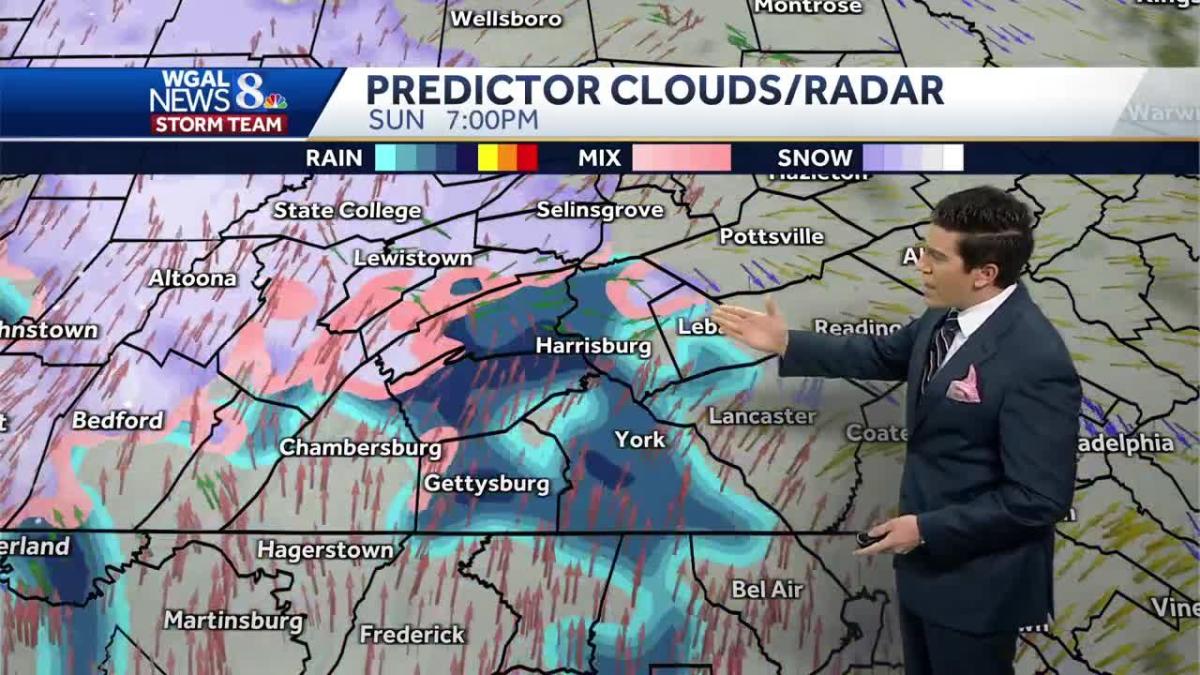 Clipper system brings rain/snow shower threat New Year's Eve