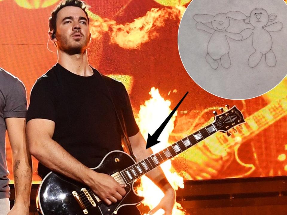 kevin jonas tattoo for daughters arm
