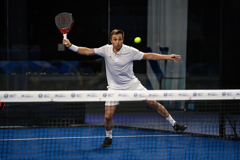 Fernando Belasteguín, con la clase de toda su vida, en el Premier Padel de Mendoza