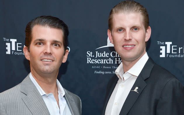 Donald Trump Jr. (left) and Eric Trump reportedly asked for a 