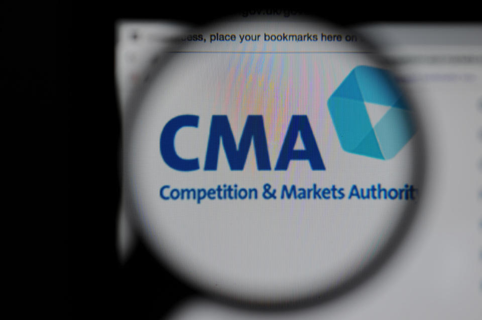 The Competition and Markets Authority website