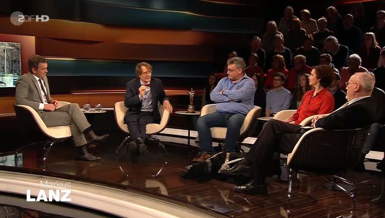 Die Runde bei Markus Lanz. Foto: Screenshot ZDF