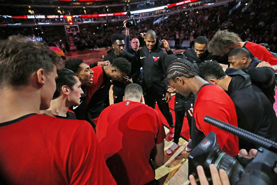 The Bulls can’t even get a bus ride right. (Getty)