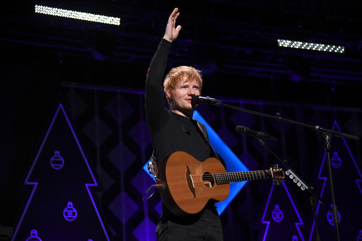 Ed Sheeran has said he's trying to plant as many trees as possible. (Photo by Kevin Mazur/Getty Images for iHeartRadio)