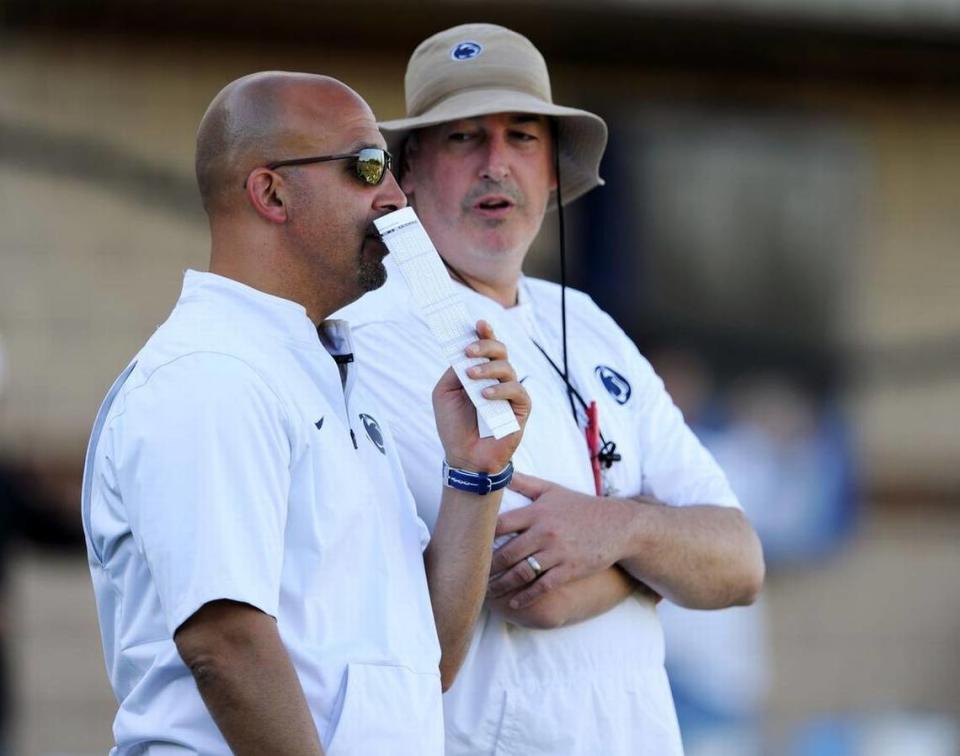 Joe Moorhead served as Penn State's offensive coordinator in 2016 and 2017.