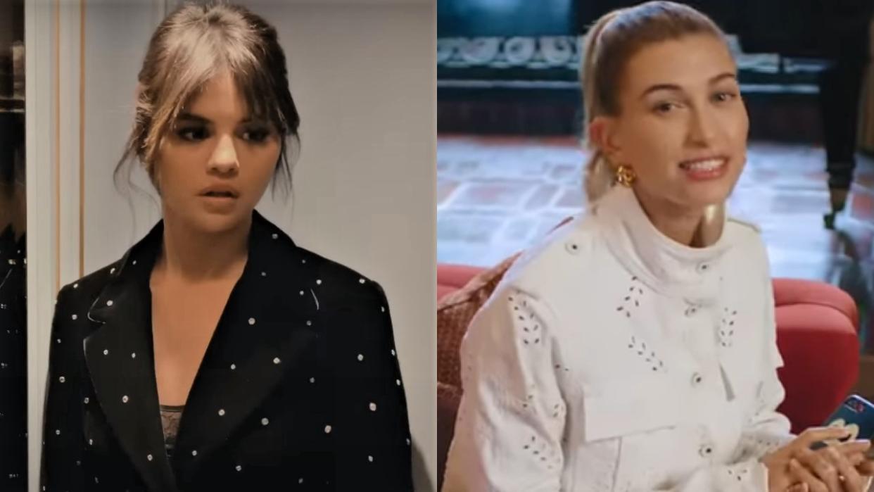  Selena Gomez in My Mind & Me and Hailey Bieber in a Vogue interview. 