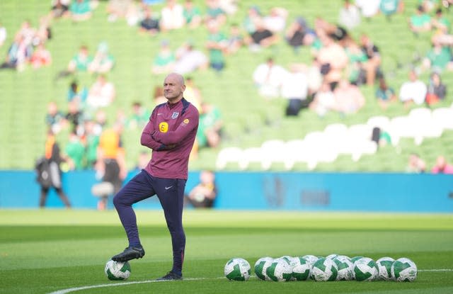 England interim manager Lee Carsley ahead of the UEFA Nations League match in Dublin