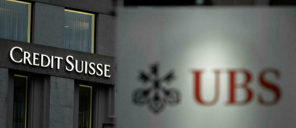 UBS a accepté de doubler le montant initialement proposé pour surmonter les réticences de Credit suisse.  - Credit:FABRICE COFFRINI / AFP