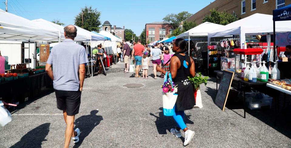 The Cooper-Young Community Farmers Market is the largest year-round market in the Memphis area.