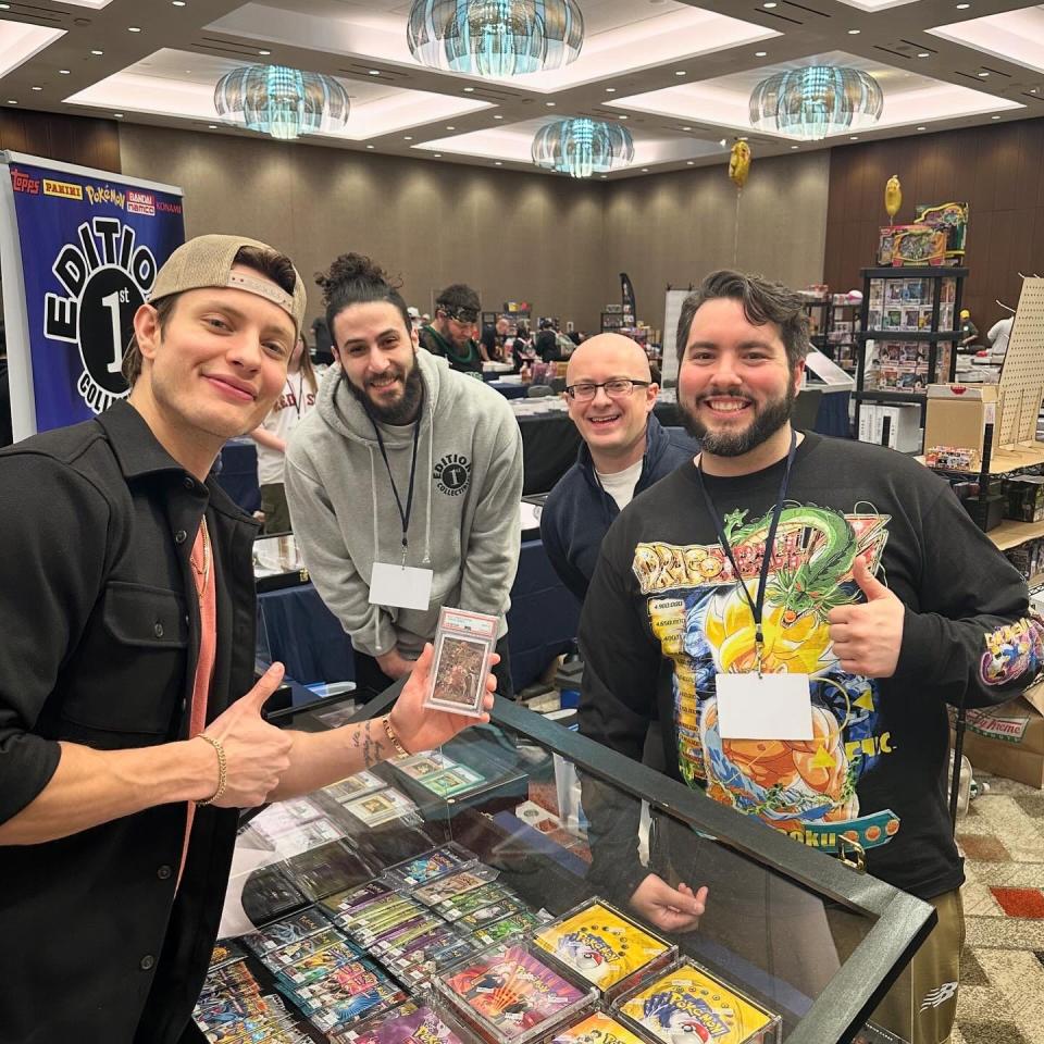 New Bedford-based 1st Edition Collectibles owners William Gilmour, Filipe Andre, and Sean Vieira got to make a deal with Matt Rife at the EC3.