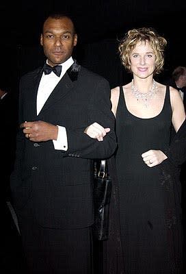 Colin Salmon and wife at the London gala premiere of MGM's Die Another Day