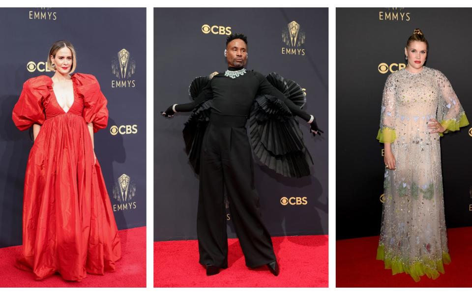  Sarah Paulson, Billy Porter and Emerald Fennell - Getty Images